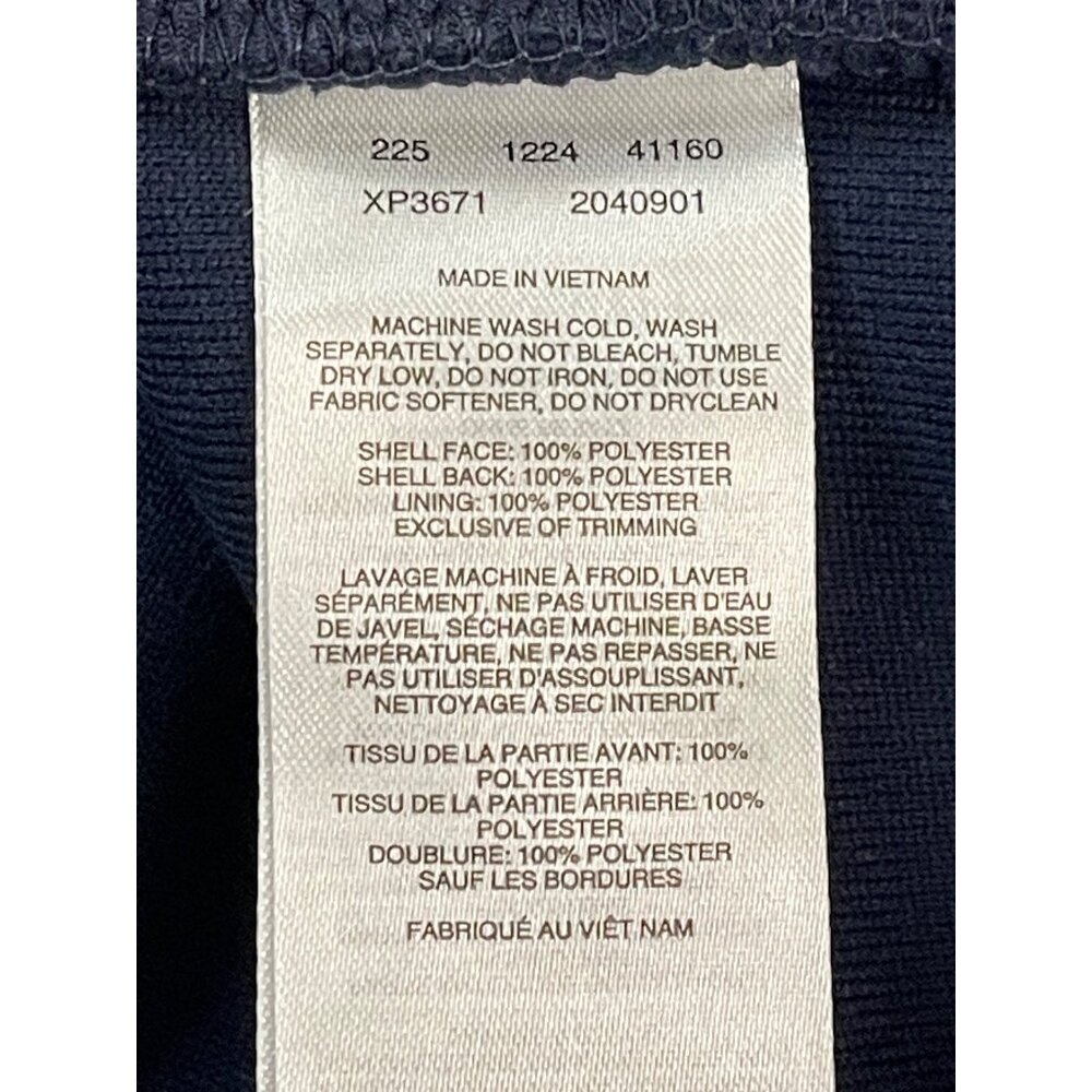 Columbia NWT Women's Long Sleeve Cropped Fleece Pullover, XL, Navy/White - Picture 13 of 16